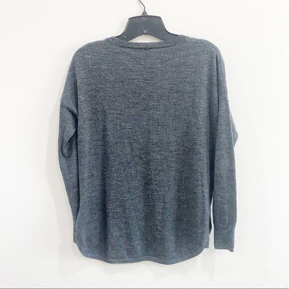 Madewell Southstar Wool Blend Sweater Gray XS Minimalist Cozy Layer - Picture 7 of 7